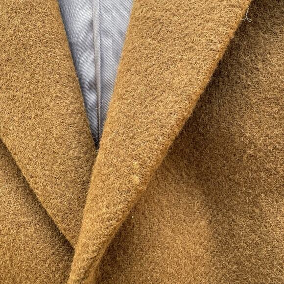 VINTAGE Z CLOTHING BRENTWOOD CALIFORNIA MENS 46” COGNAC BROWN WOOL BLEND BLAZER - Picture 13 of 13